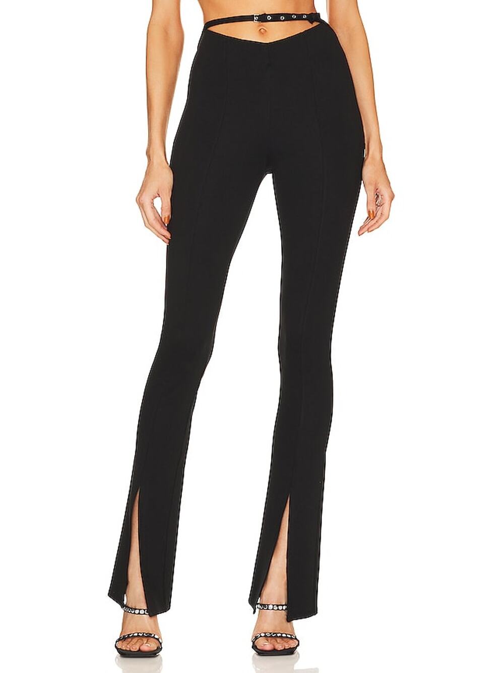 Camila Coelho Sleek Black Starlet Pants Size XXS